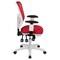 Emma and Oliver Mid-Back Mesh Triple Paddle Swivel Ergonomic Office Chair with Adjustable Arms